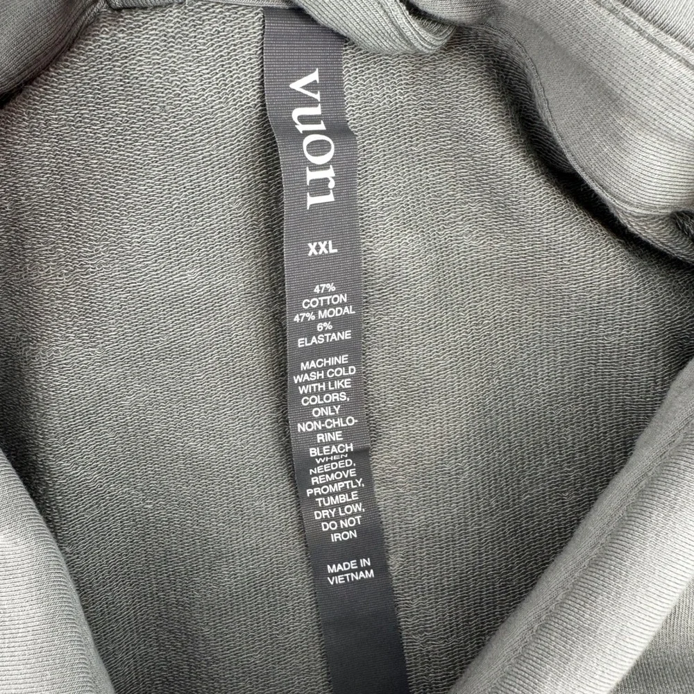Vuori Boulevard Shirt Jacket Mens XXL Stormy Green V281 NWT Cotton Modal Shacket